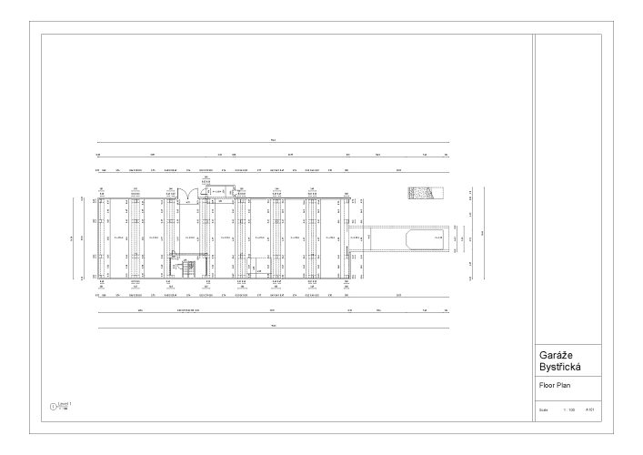 Garaze Bystricka-Sheet - A101 - Floor Plan