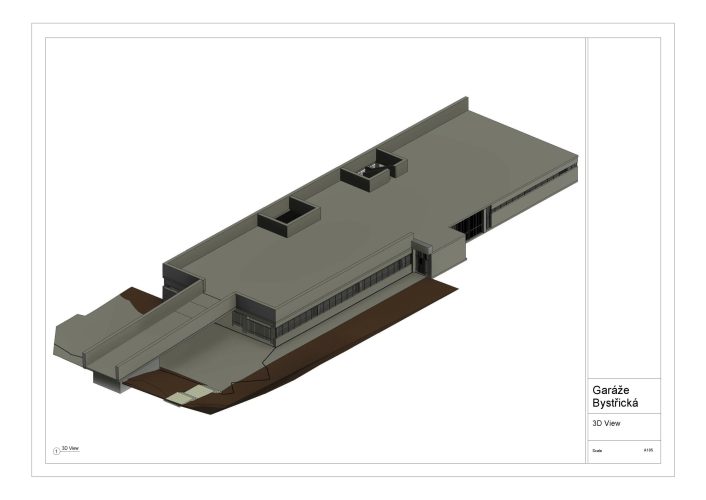Garaze Bystricka-Sheet - A105 - 3D View