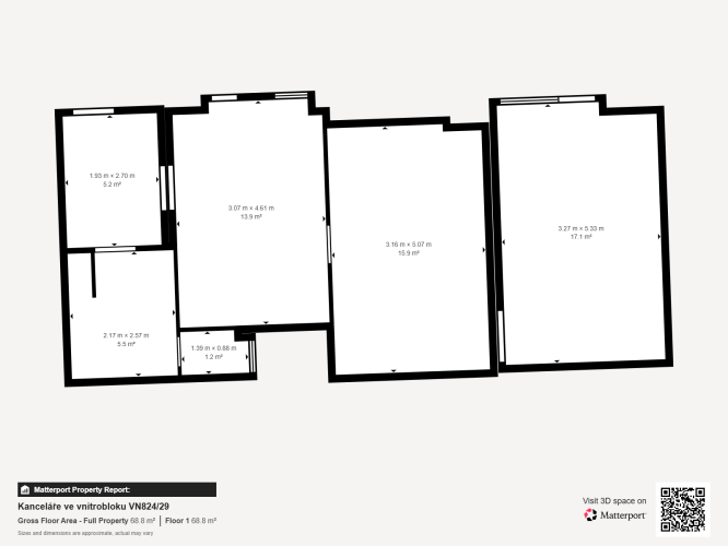 PRONÁJEM 3 KANCELÁŘÍ 58 m² VÁCLAVSKÉ NÁMĚSTÍ, PRAHA – NOVÉ MĚSTO – foto 8
