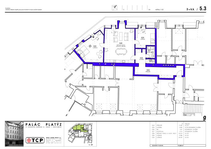 N37 - 71-5.3 byt, IV.sch