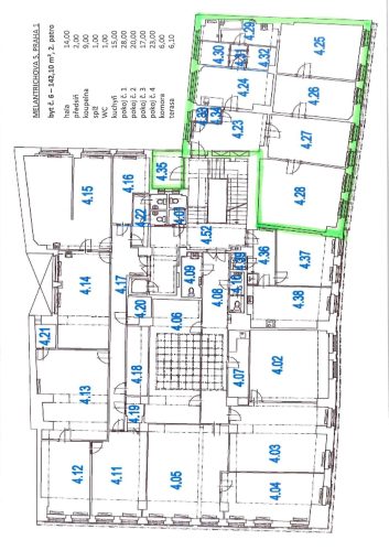 PRONÁJEM BYTU 3 + 1 O VÝMĚŘE 142 m² , MELANTRICHOVA, PRAHA 1 – STARÉ MĚSTO – foto 13
