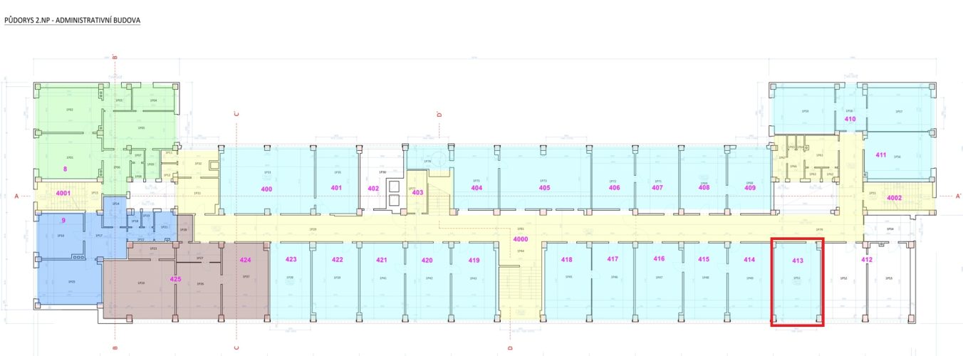 PRONÁJEM KANCELÁŘE 31 m² – NÁKLADOVÉ NÁDRAŽÍ ŽIŽKOV – foto 4